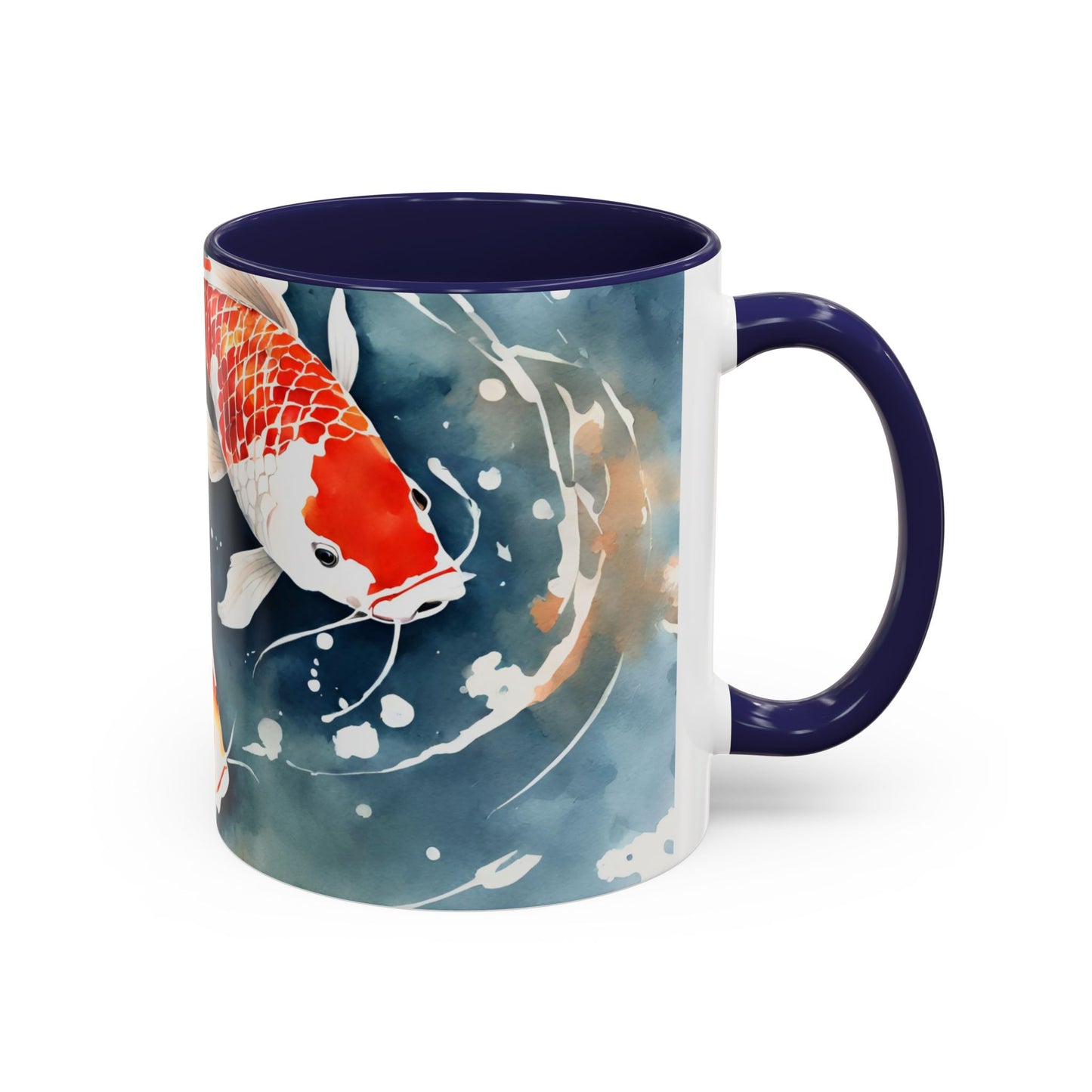 Koi Carp 01 Accent Coffee Mug (11oz)