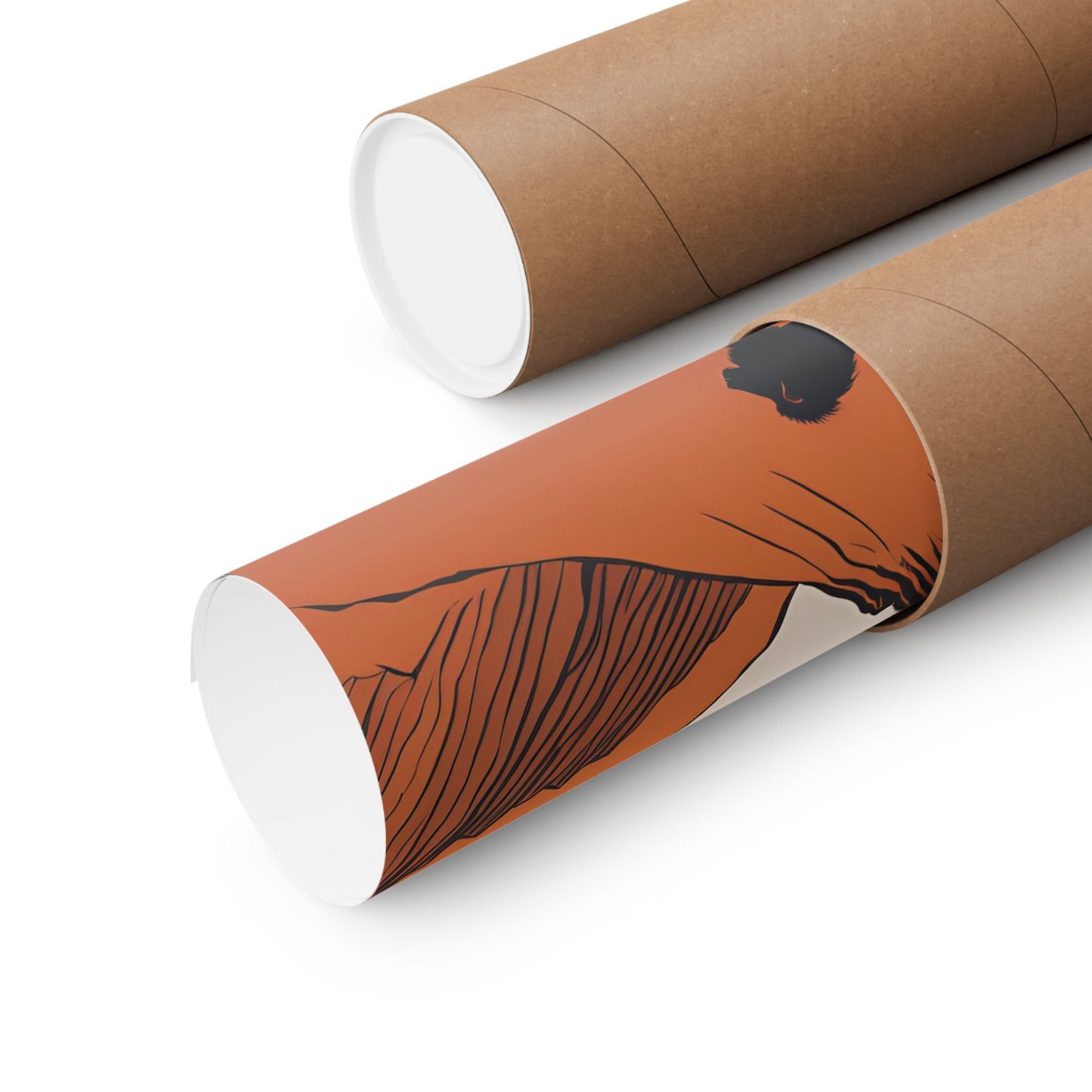 Lone Collection Lion 4 Matte Square Posters