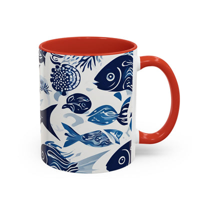 Fish 15 Accent Coffee Mug (11oz)