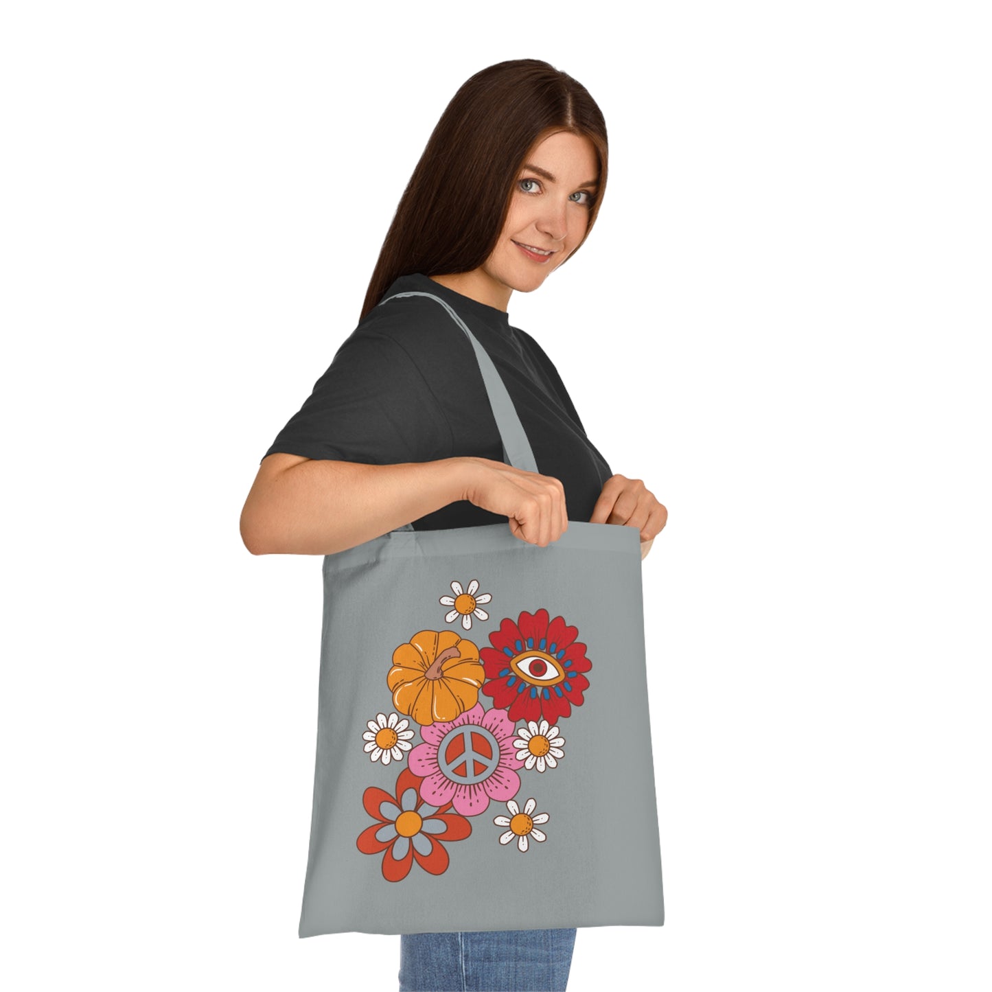 Flower power 12 Cotton Tote