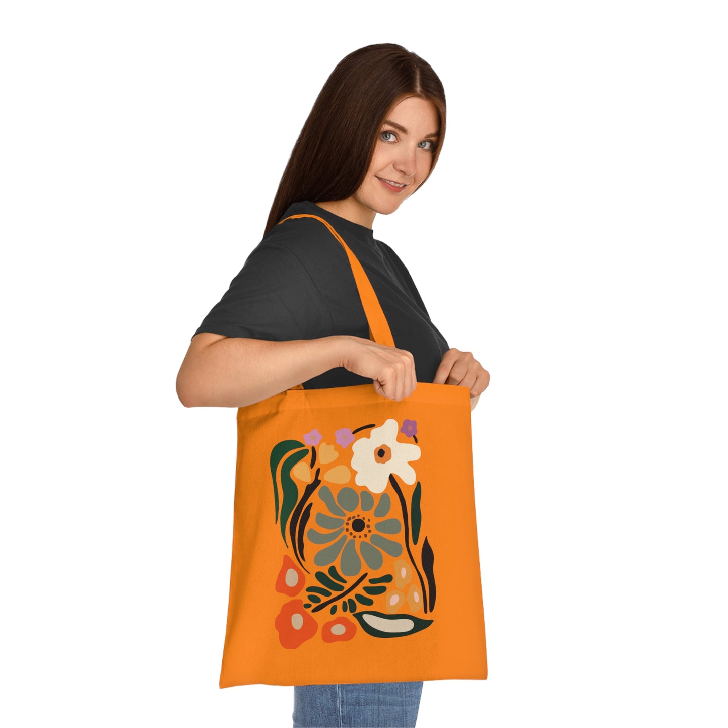Abstract flowers 13 Cotton Tote