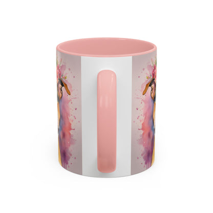 Staffordshire Bull Terrier 02 Accent Coffee Mug - Dog Lover Gift