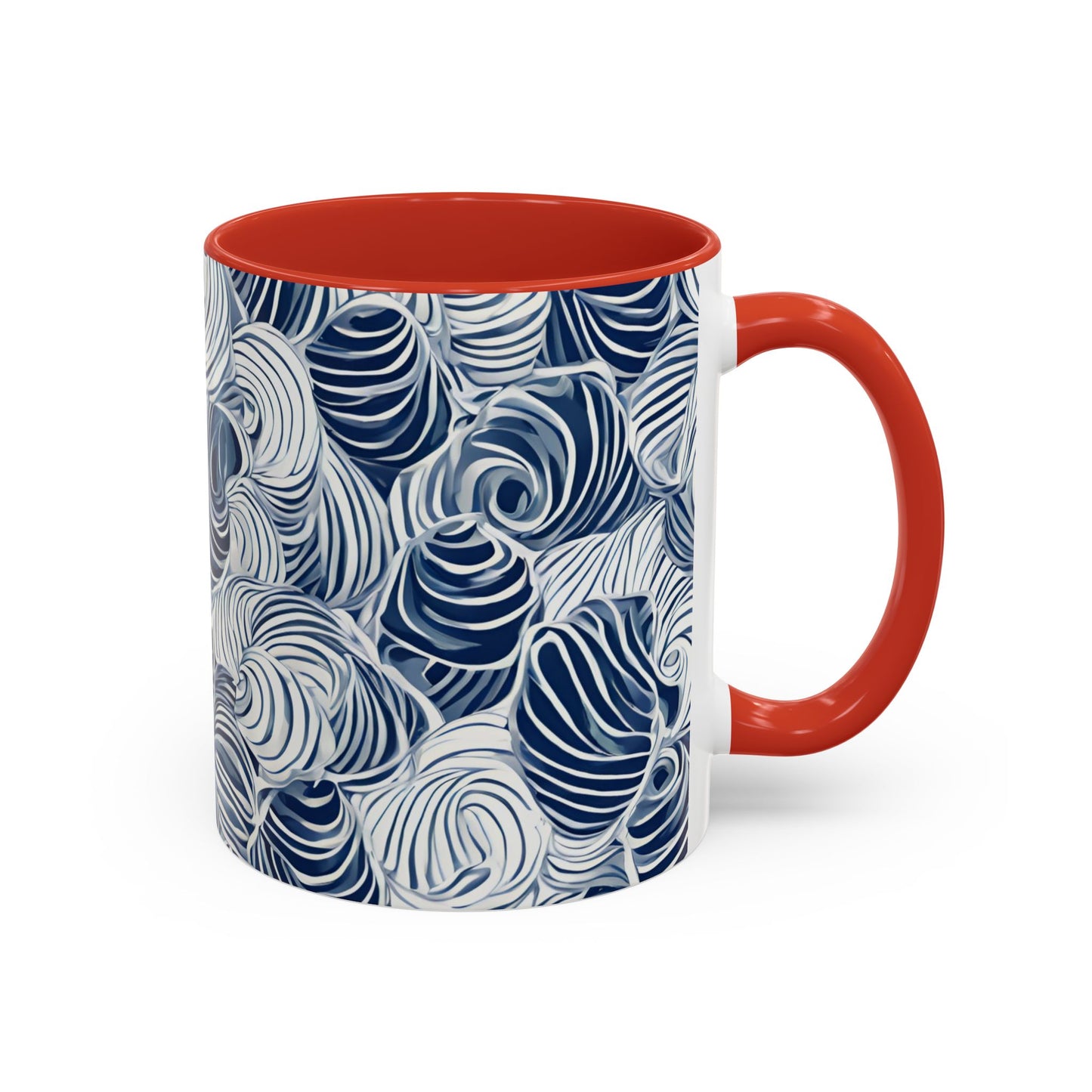 Seashell 5 Accent Coffee Mug (11oz)