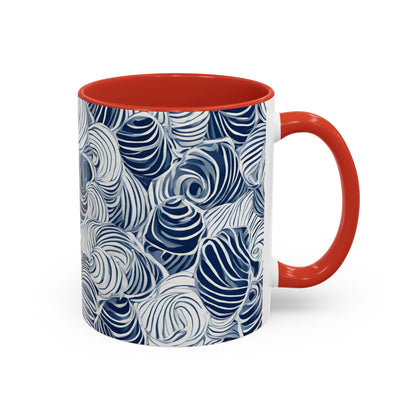 Seashell 5 Accent Coffee Mug (11oz)