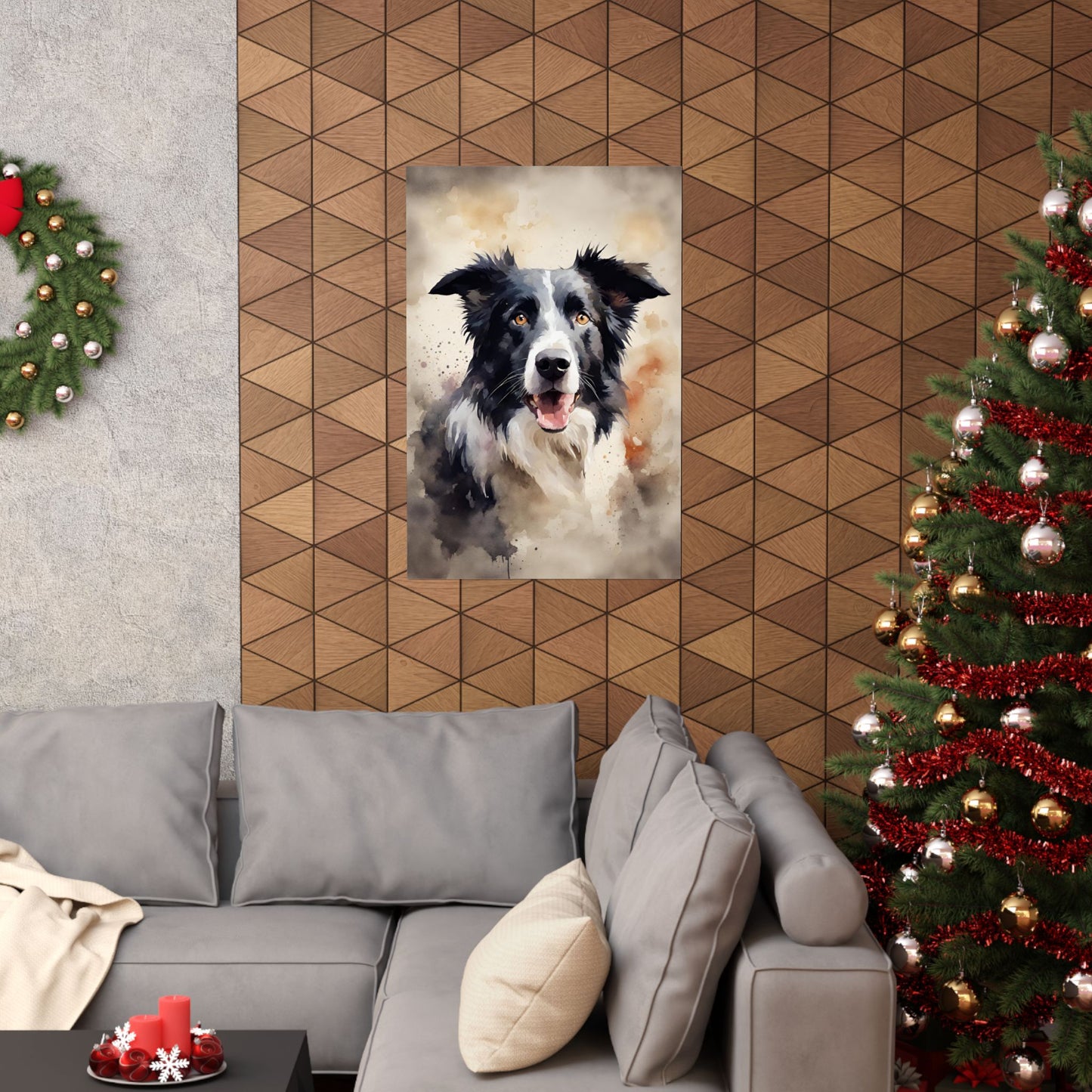 Dogs Sheep Dog 02 Matte Vertical Poster