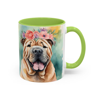 Shar Pei 01 Accent Coffee Mug - Dog Lover Gift