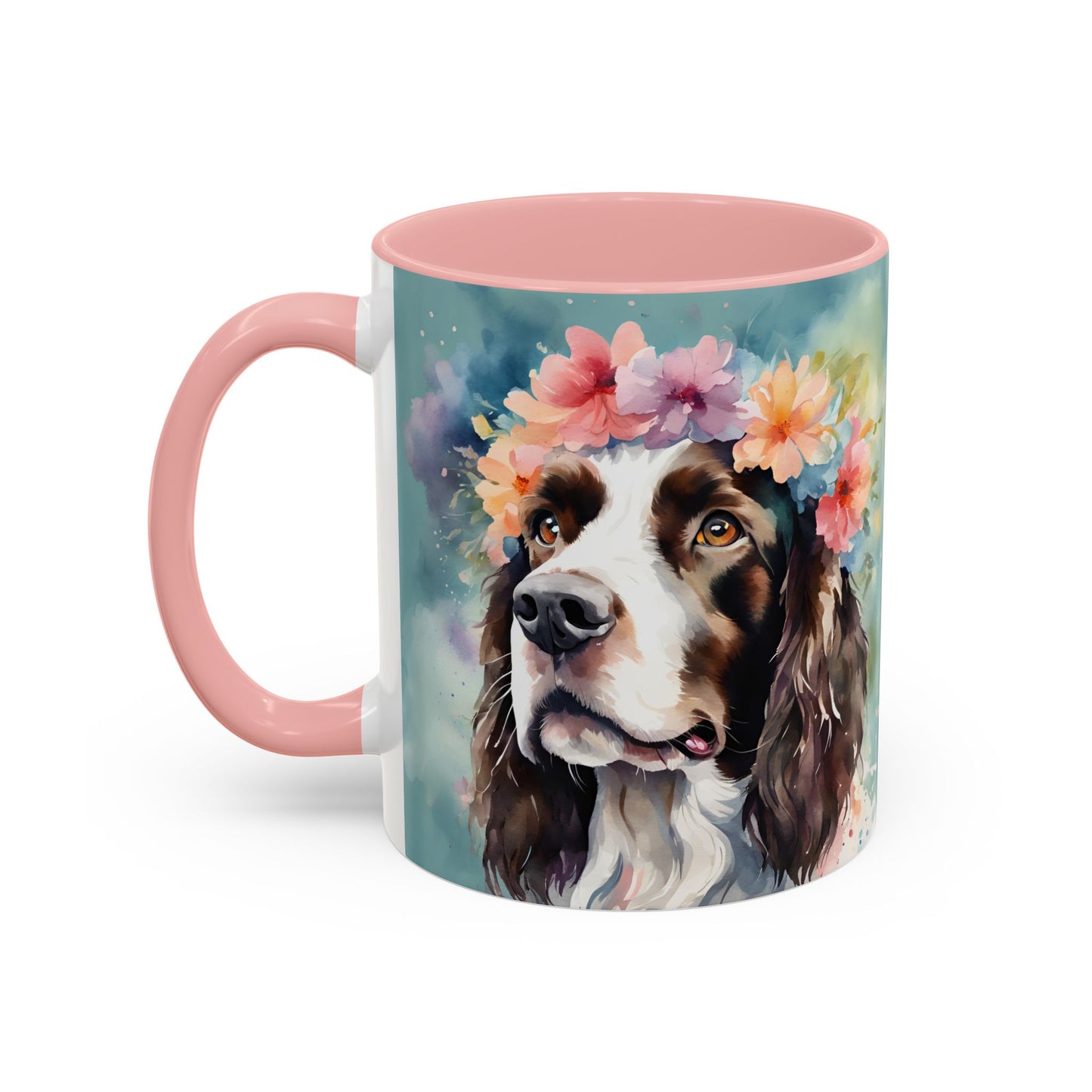 Springer Spaniel 04 Accent Coffee Mug - Dog Lover Gift
