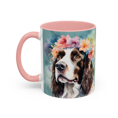 Springer Spaniel 04 Accent Coffee Mug - Dog Lover Gift