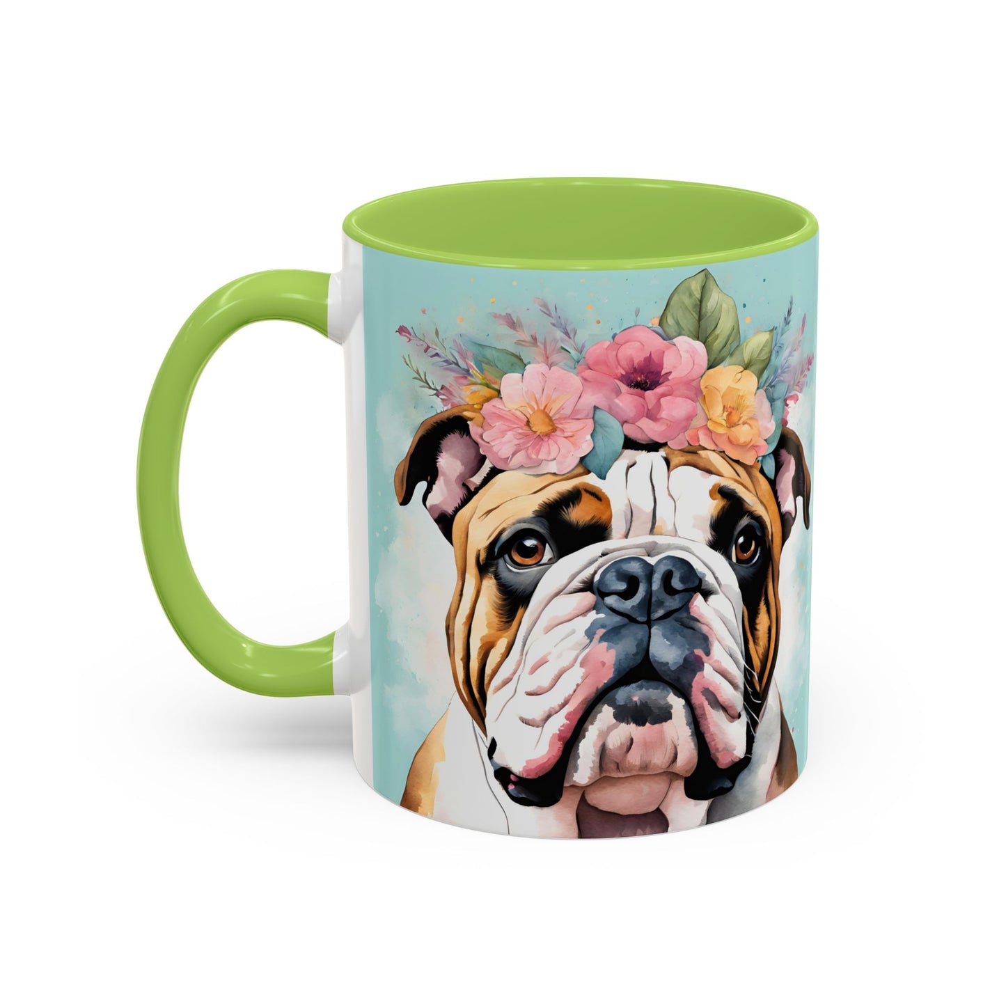 British Bulldog 02 Accent Coffee Mug - Dog Lover Gift