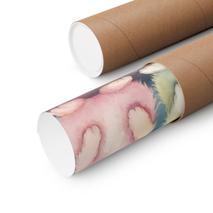 Nursery Bunnies 1 Matte Horizontal Posters