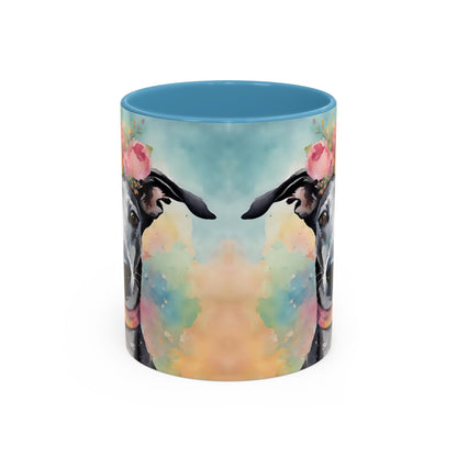 Greyhound 03 Accent Coffee Mug - Dog Lover Gift