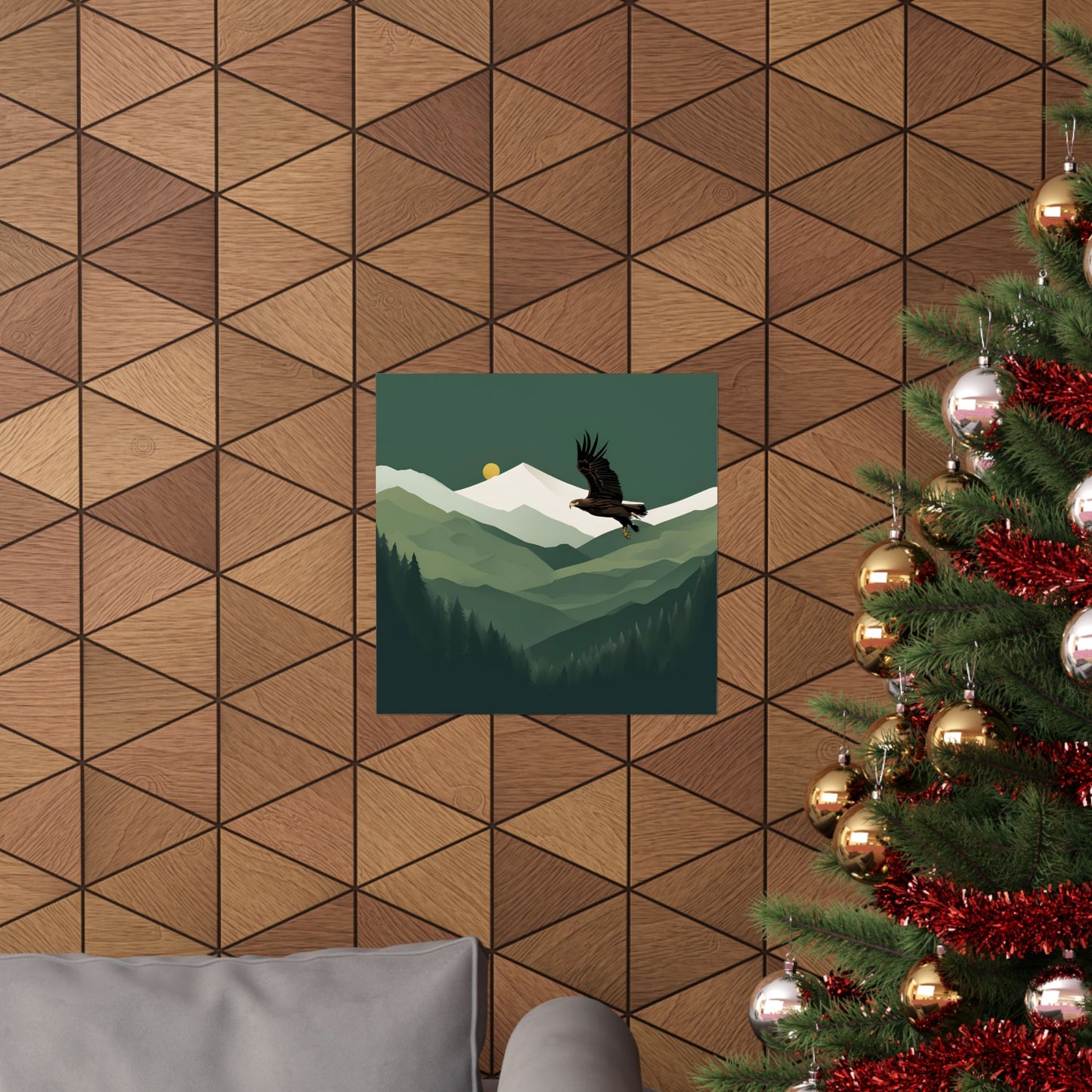 Lone Collection Eagle 15 Matte Square Posters
