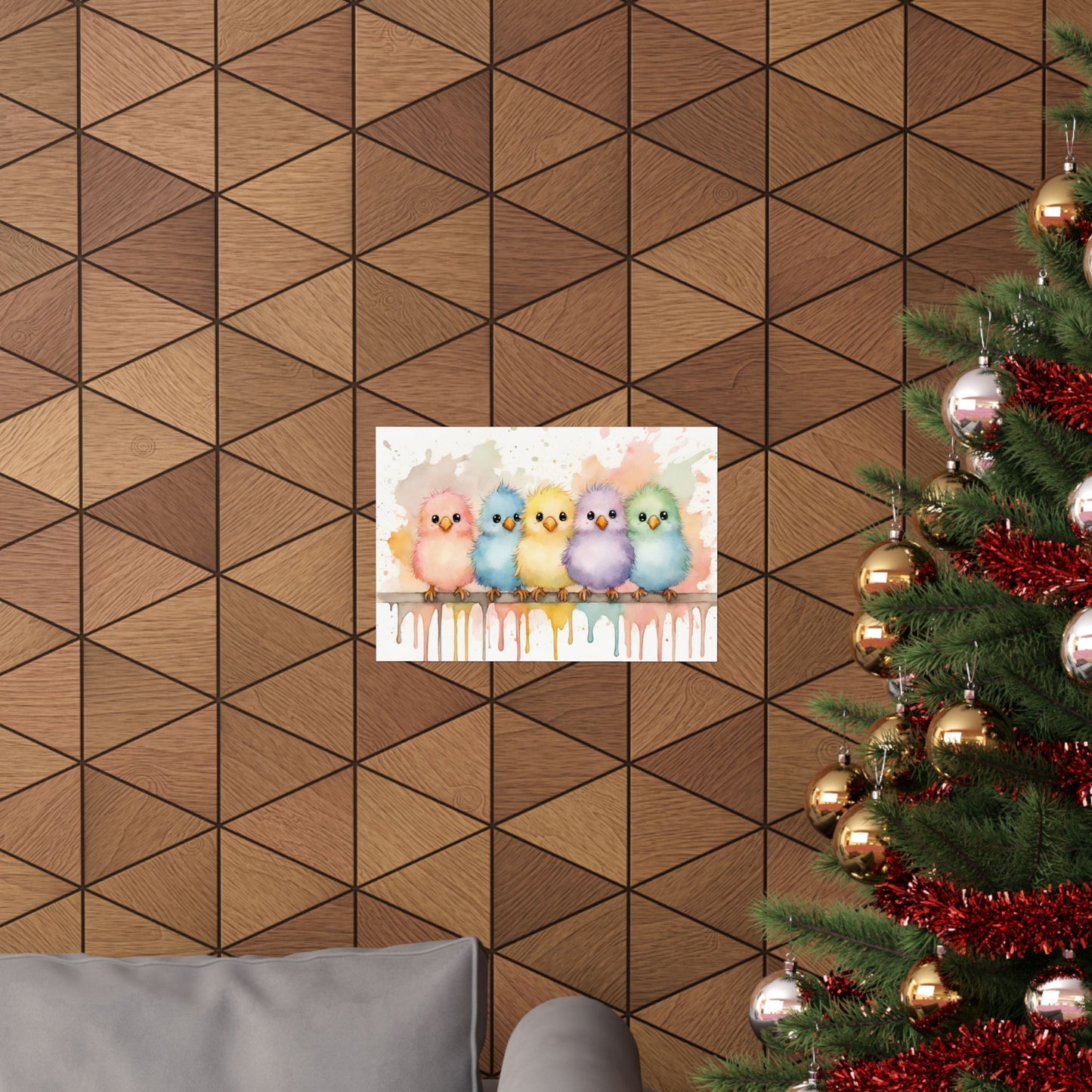 Nursery Birdies 4 Matte Horizontal Posters