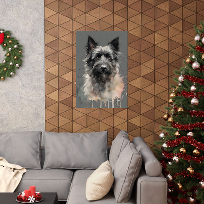 Dogs Gorgeous Scruff 01 Matte Vertical Poster