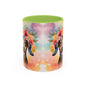 Dachshund 02 Accent Coffee Mug - Dog Lover Gift