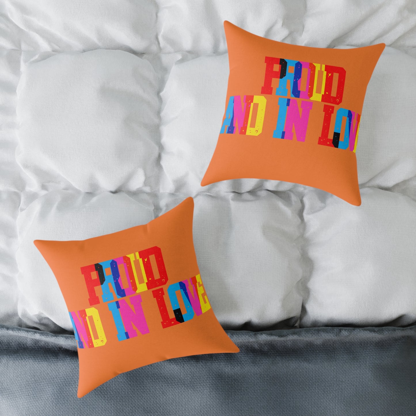 Proud And In Love Poly Pillow