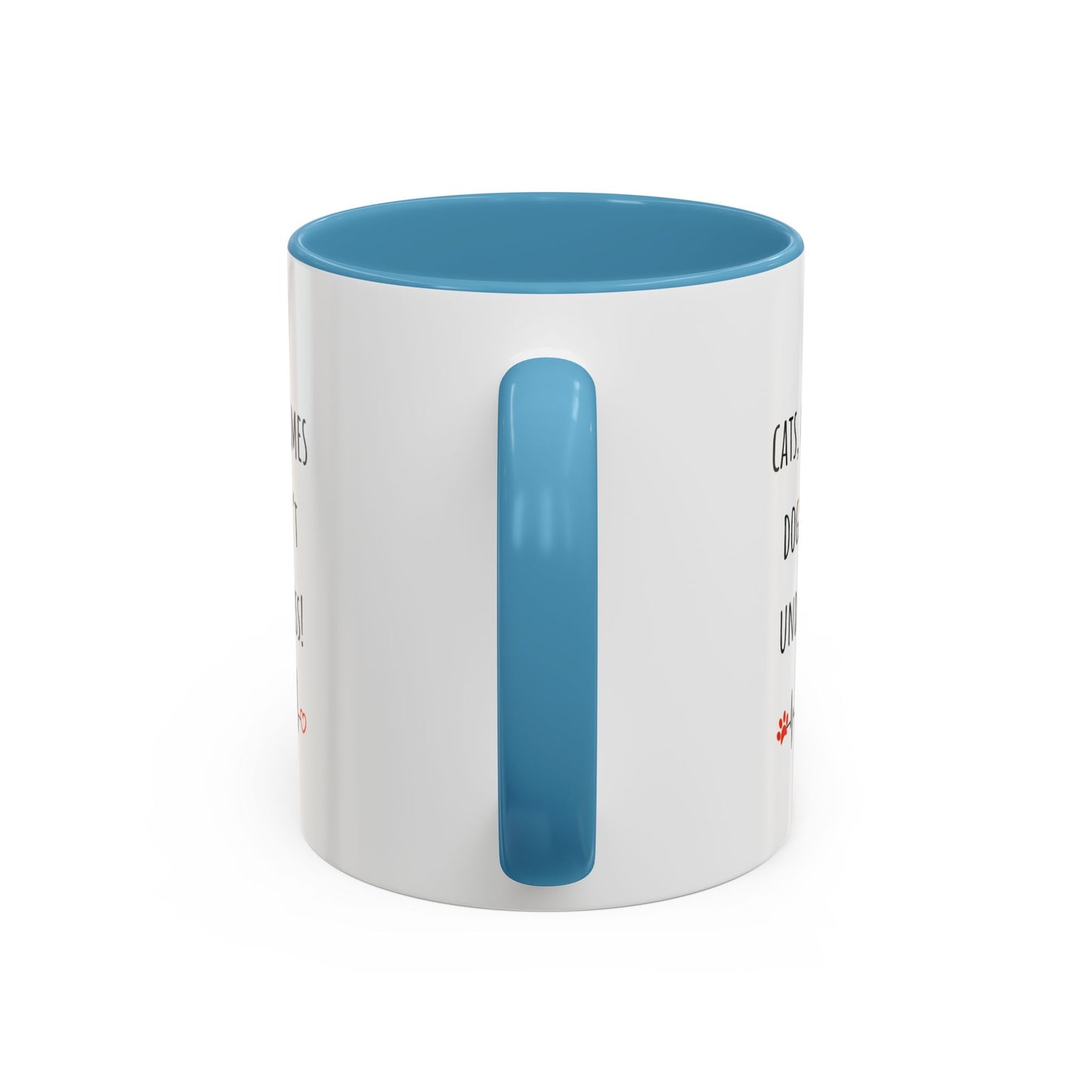 Cats V Dogs 02 Accent Coffee Mug (11oz)