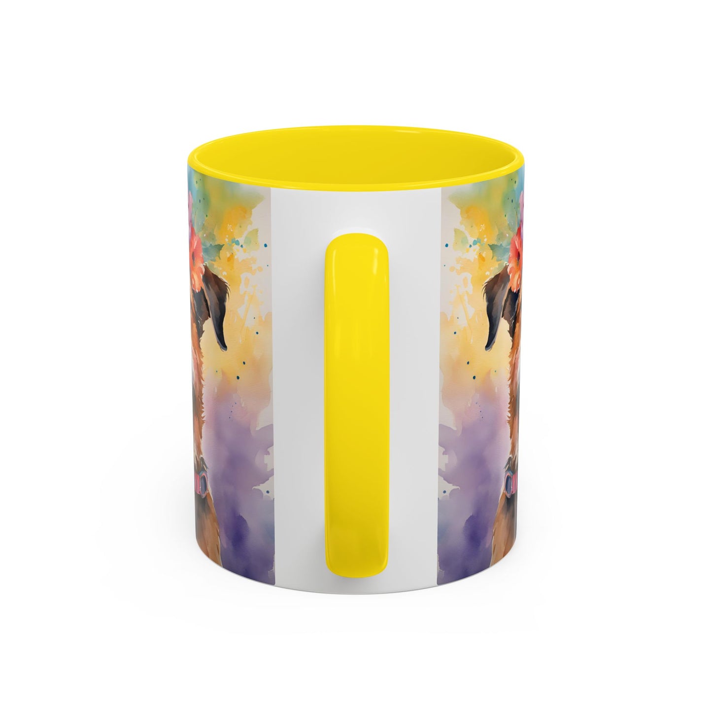 Border Terrier 04 Accent Coffee Mug - Dog Lover Gift