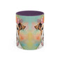 Fox Terrier 01 Accent Coffee Mug - Dog Lover Gift