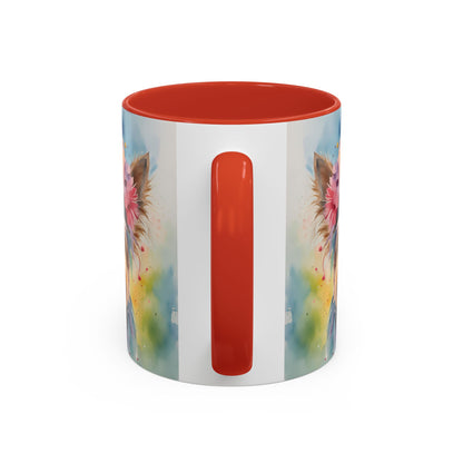 Yorkshire Terrier 03 Accent Coffee Mug - Dog Lover Gift