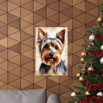 Dogs Yorkshire Terrier 03 Matte Vertical Poster