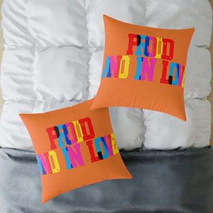 Proud And In Love Poly Pillow