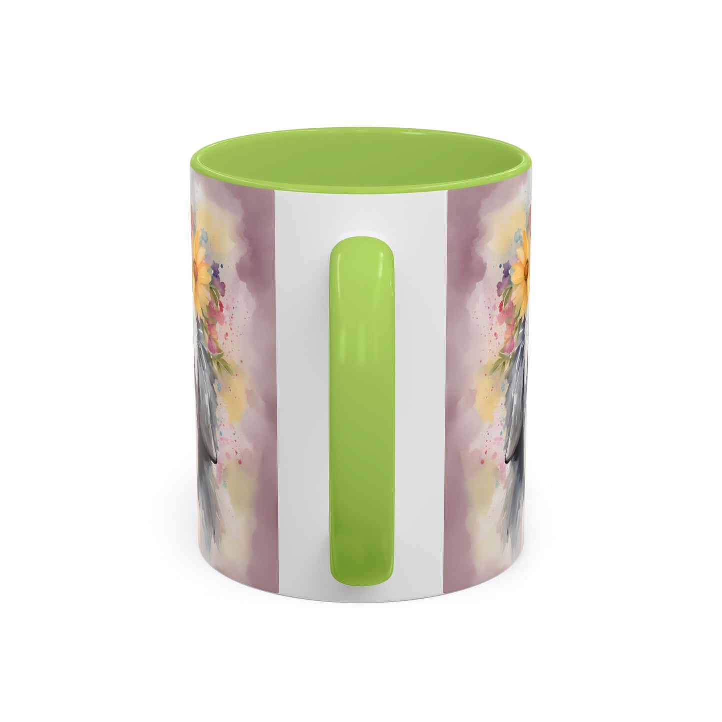 Bearded Collie 01 Accent Coffee Mug - Dog Lover Gift