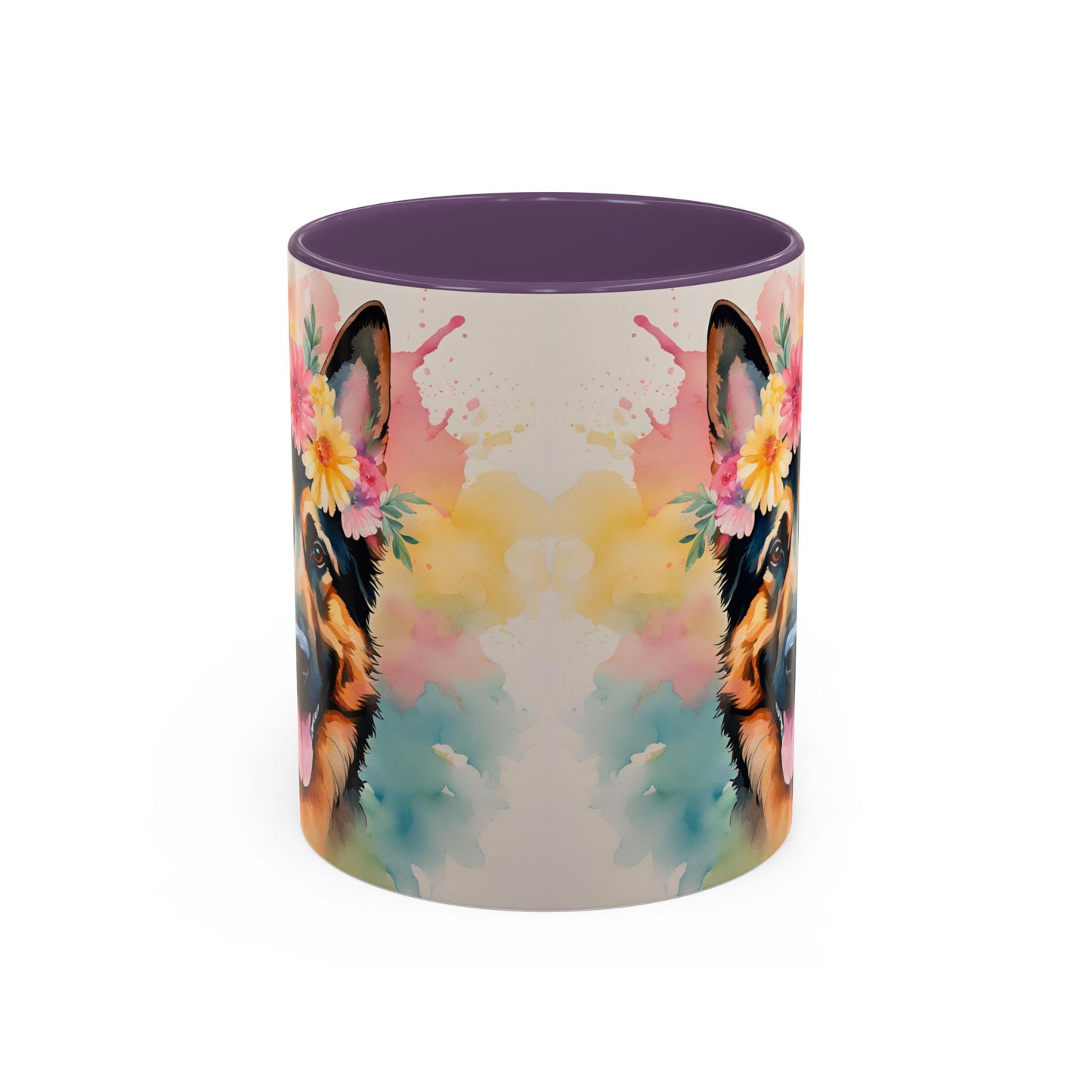 German Shepherd 02 Accent Coffee Mug - Dog Lover Gift