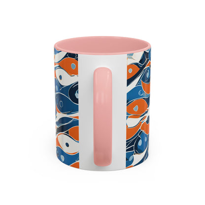 Orange Fish 05 Accent Coffee Mug (11oz)