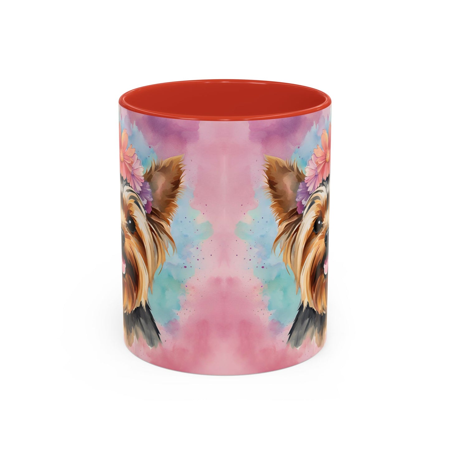 Yorkshire Terrier 02 Accent Coffee Mug - Dog Lover Gift