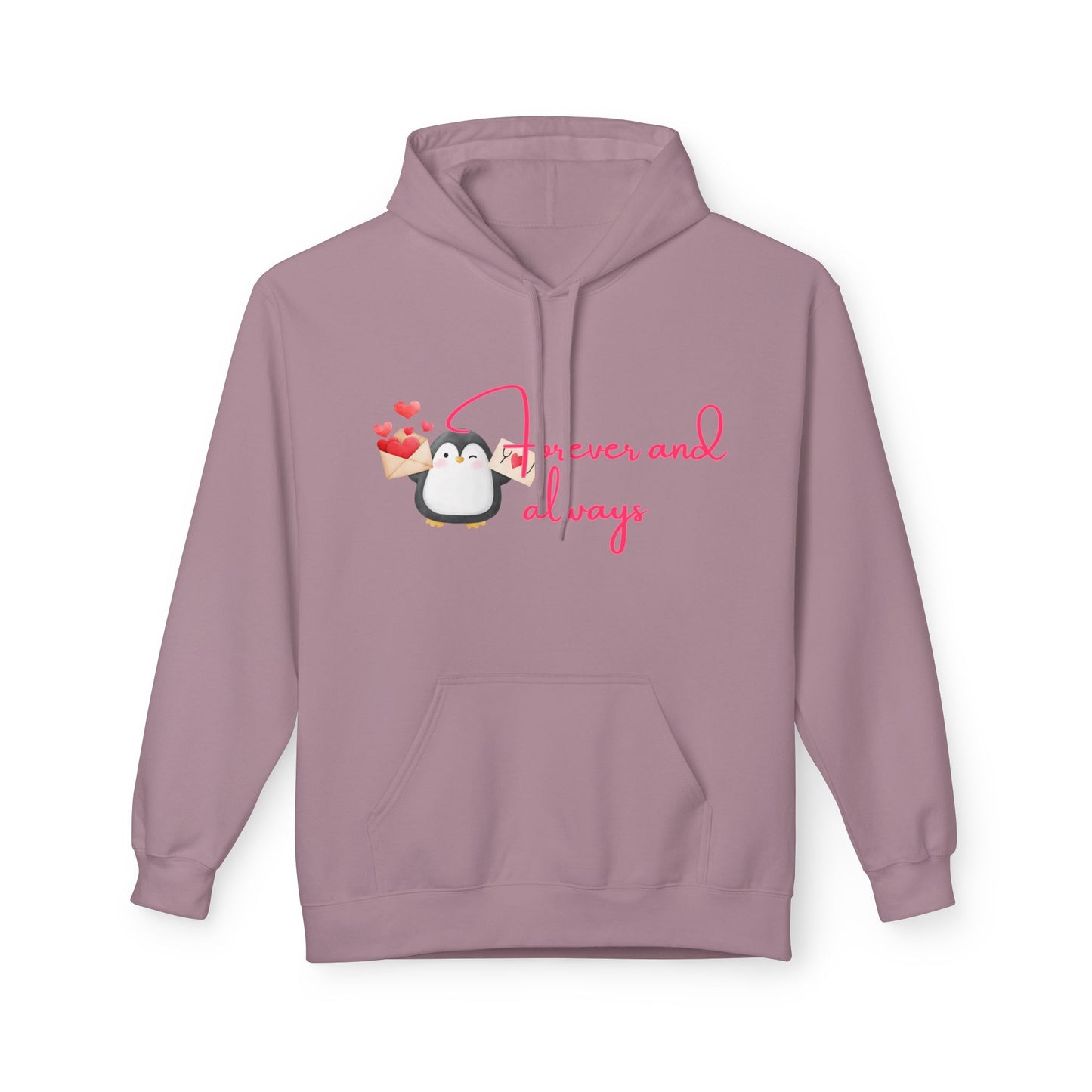 Forever And Always Unisex Valentines Hoodie