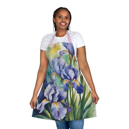 Irises 01 Apron 5-Color Straps