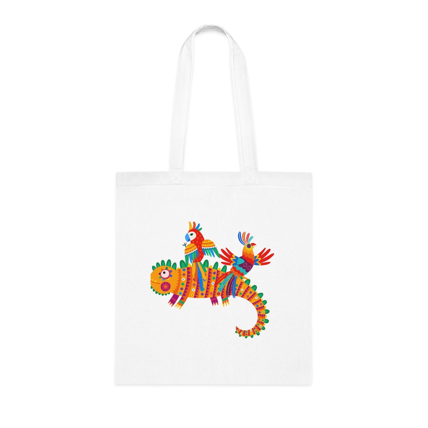 Funky birds 13 Cotton Tote