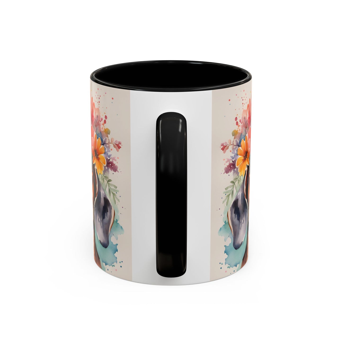 Dachshund 01 Accent Coffee Mug - Dog Lover Gift