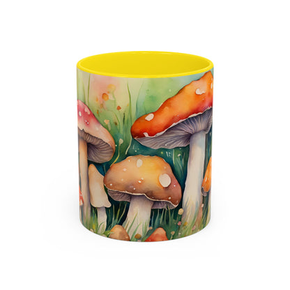 Mushroom 5 Accent Mug 11oz