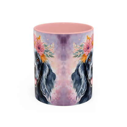 Blue Roan Cocker Spaniel 02 Accent Coffee Mug - Dog Lover Gift