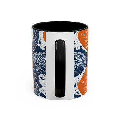Orange Fish 01 Accent Coffee Mug (11oz)