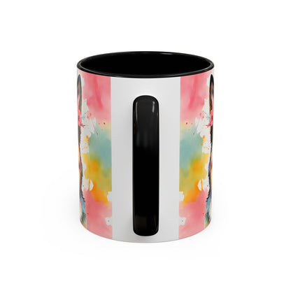 German Shepherd 04 Accent Coffee Mug - Dog Lover Gift