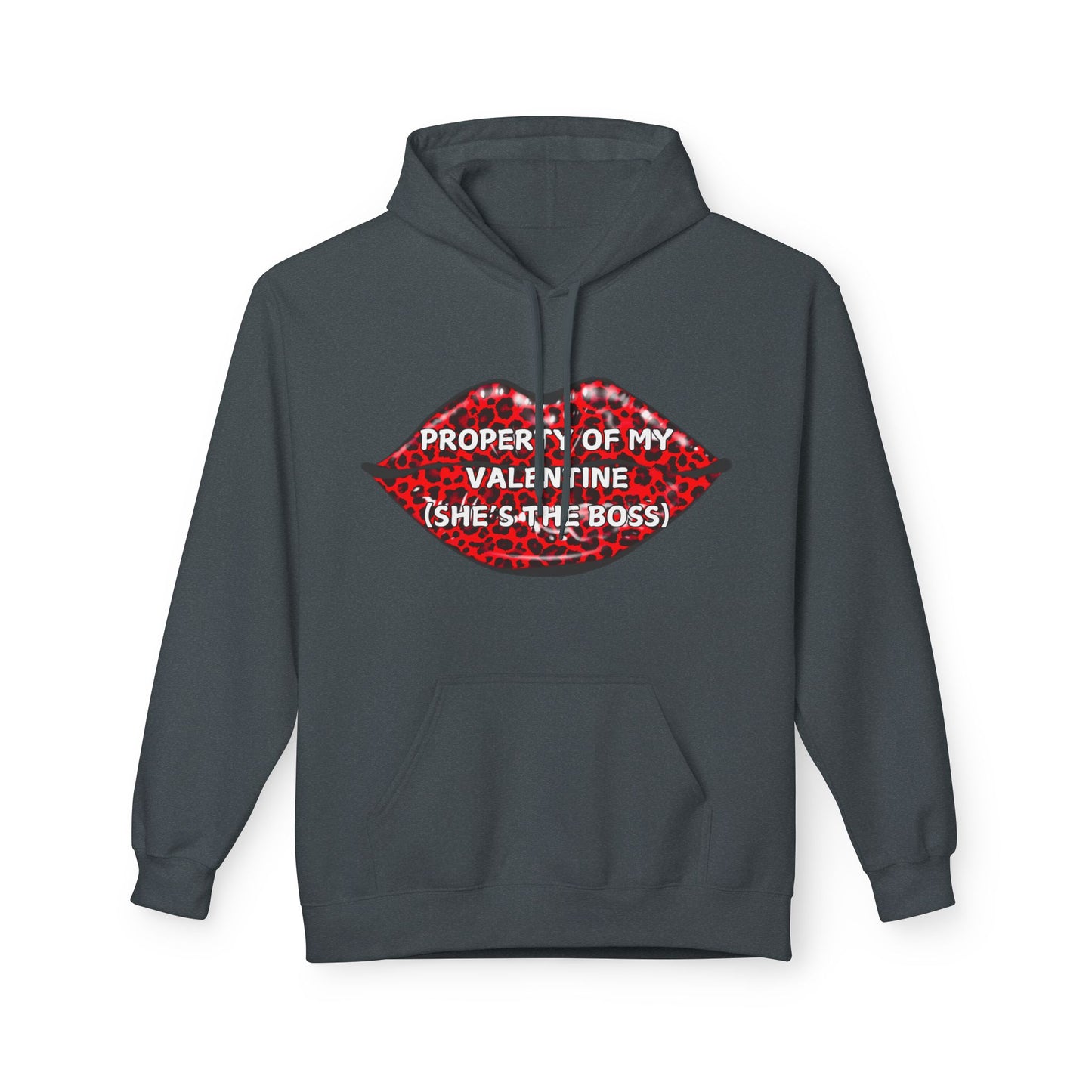 Property Of My Valentine (She’s The Boss) Mens Valentines Hoodie