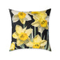 Daffodils 02 Poly Pillow - Natures Beauty Design