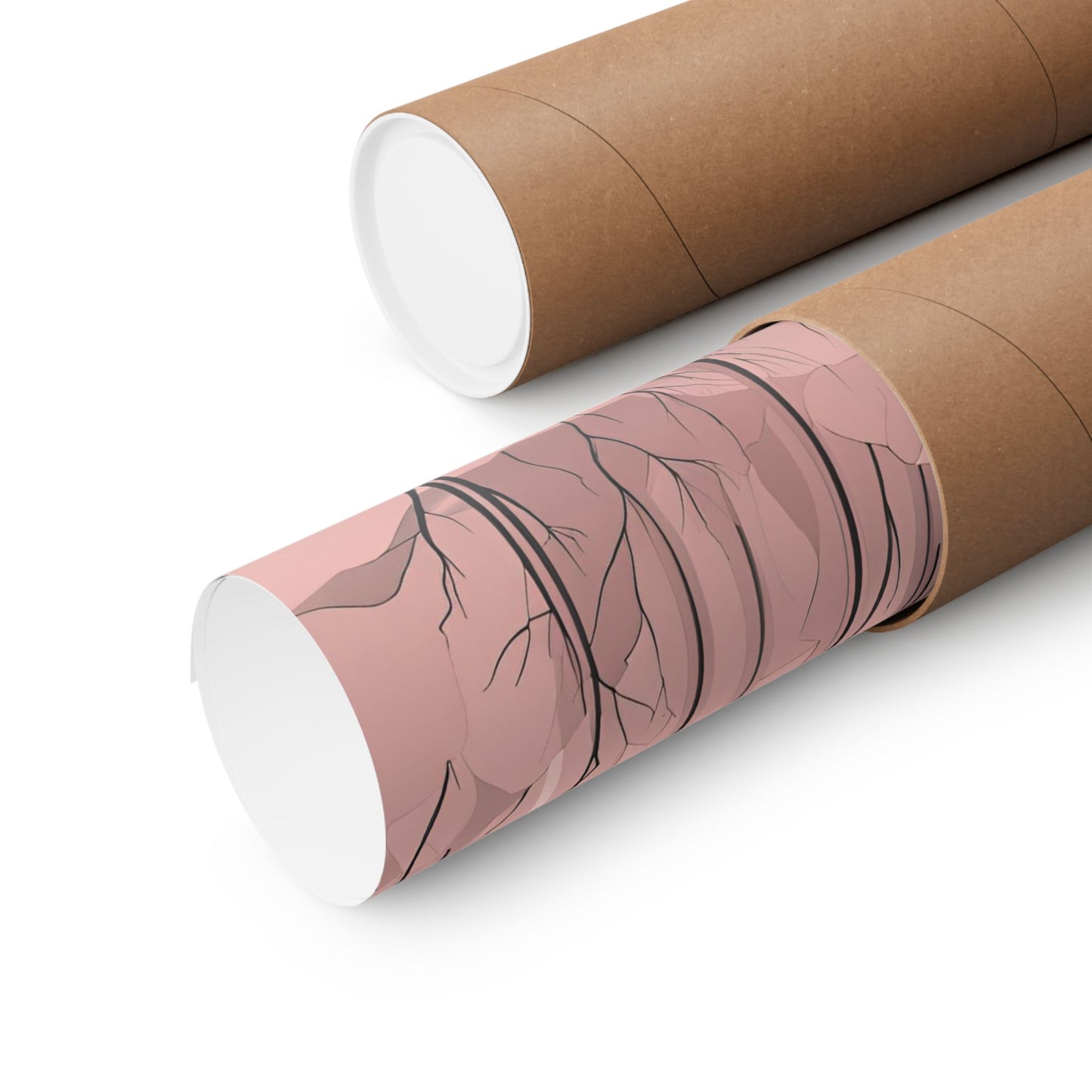 Lonely Forest Pink 20 Matte Square Posters