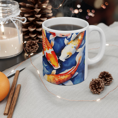 Koi Carp 04 Mug - Nature's Beauty Collection