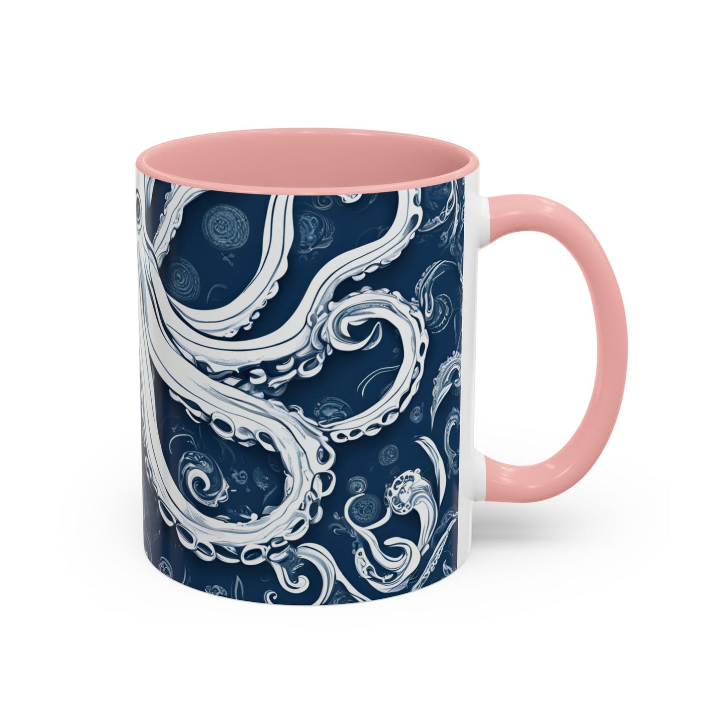Octopus 8 Accent Coffee Mug (11oz)