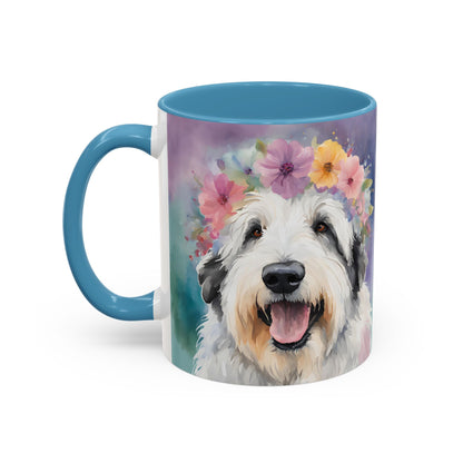 Bearded Collie 04 Accent Coffee Mug - Dog Lover Gift
