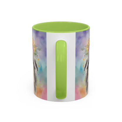 Bearded Collie 03 Accent Coffee Mug - Dog Lover Gift