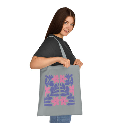 Abstract flowers 17 Cotton Tote
