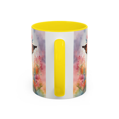 Jack Russell 02 Accent Coffee Mug - Dog Lover Gift
