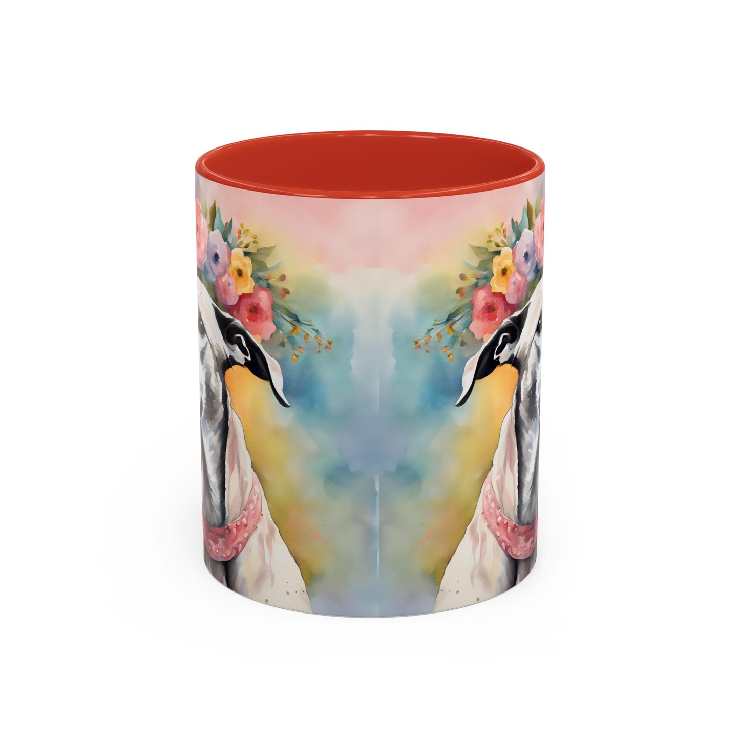 Greyhound 02 Accent Coffee Mug - Dog Lover Gift