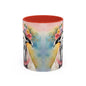 Greyhound 02 Accent Coffee Mug - Dog Lover Gift