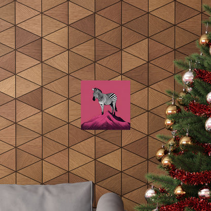 Lone Collection Zebra 10 Matte Square Posters